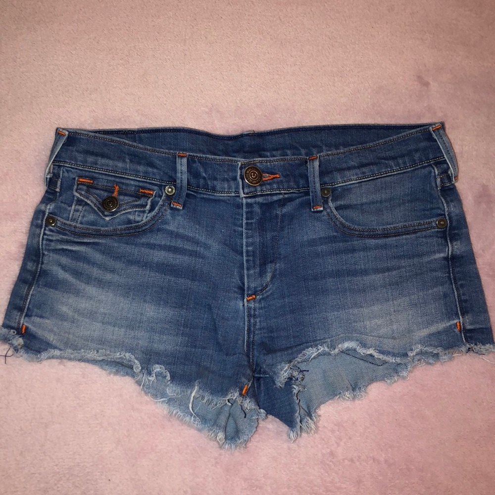 💕True Religion Jean shorts